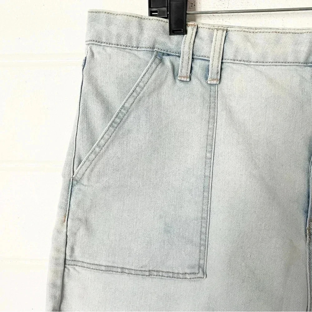 Wild Fable Women’s Highest Rise Denim Raw Hem Light Wash Shorts Size 18 - Picture 9 of 9
